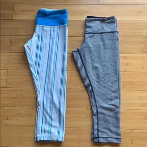 Lululemon Wunder Under Cropped Leggings Bundle